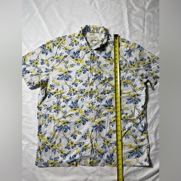 Denim and Supply Ralph Lauren Floral Hawaiian Print Button down shirt men Sz XL - Picture 7 of 8